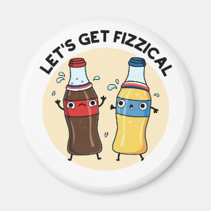 Lasst uns den fizzenhaften, lustigen Soda Pop Pun  Magnet