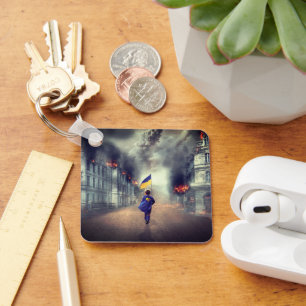 Lasst uns den freien UKRAINE-Schlüsselanhänger ble Schlüsselanhänger