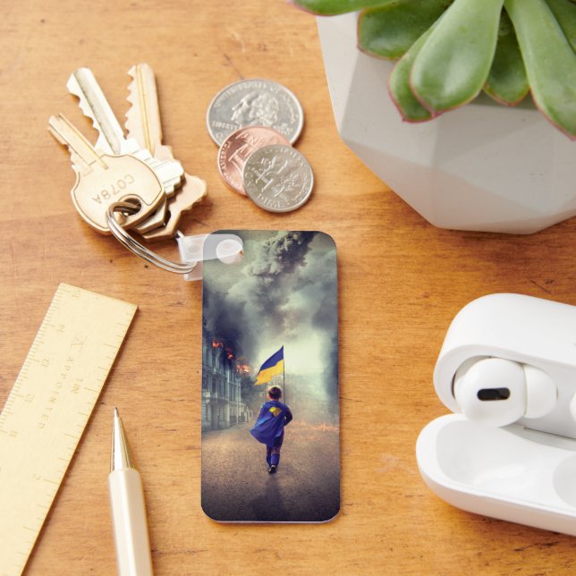 Lasst uns den freien UKRAINE-Schlüsselanhänger ble Schlüsselanhänger (Schreibtisch)