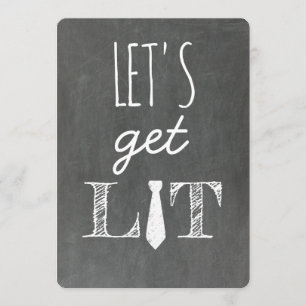 Lasst uns den Lit Funny Trauzeuge holen Einladung