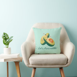 Lasst uns den lustigen Niedlichen Avocados Pun Spa Kissen