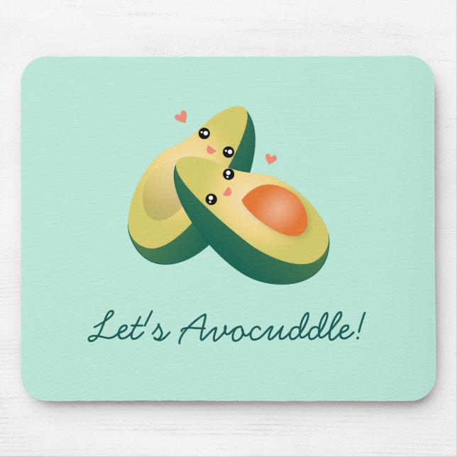 Lasst uns den lustigen Niedlichen Avocados Pun Spa Mousepad (Vorne)