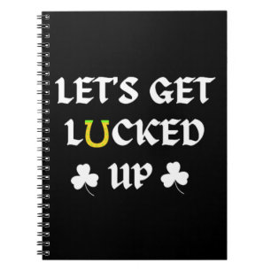 Lasst uns den St. Patrick's Day ausklingen lassen Notizblock