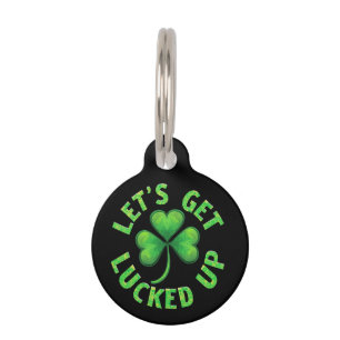 Lasst uns den St. Patrick's Day Funny aufholen Haustiermarke