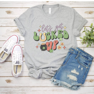 Lasst uns den St. Patrick's Day T - Shirt zum Glüc