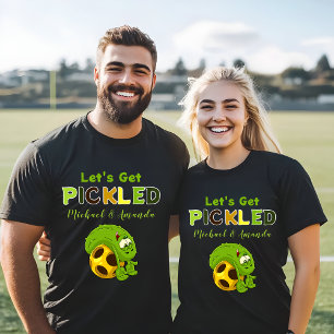 Lasst uns den T - Shirt der Männer in Pickled Pick