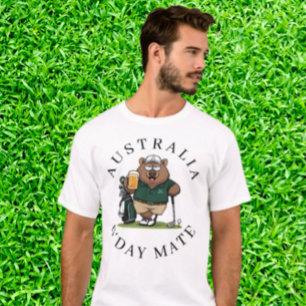 Lasst uns den wunderbaren Golfer Wombat feiern T-Shirt