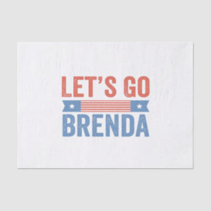 Lasst uns die Brenda Kamala Wahl 2024 gehen Seidenpapier