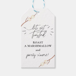 Lasst uns die Marshmallow-Tags von Toasted S übert Geschenkanhänger