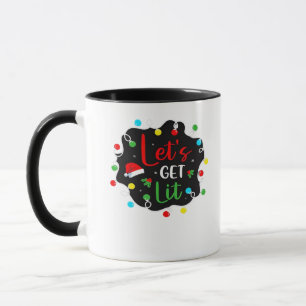 Lasst uns die sonnigen Weihnachten trinken Lights Tasse