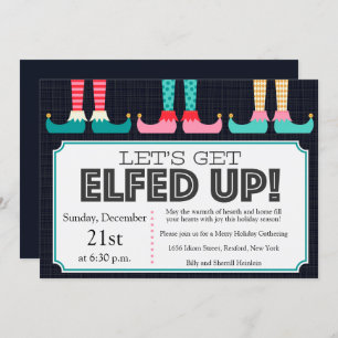 Lasst uns die Weihnachtszeit-Party Einladung erled