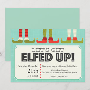 Lasst uns die Weihnachtszeit-Party Einladung erled