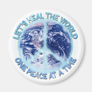 Lasst uns die Welt heilen Magnet