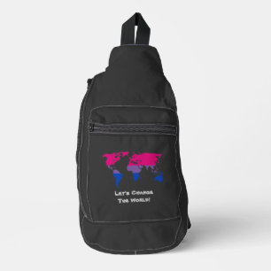 Lasst uns die Welt verändern  Crossbody Bag