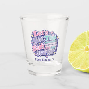 Lasst uns dieses Bach-Event starten Junggesellinne Schnapsglas