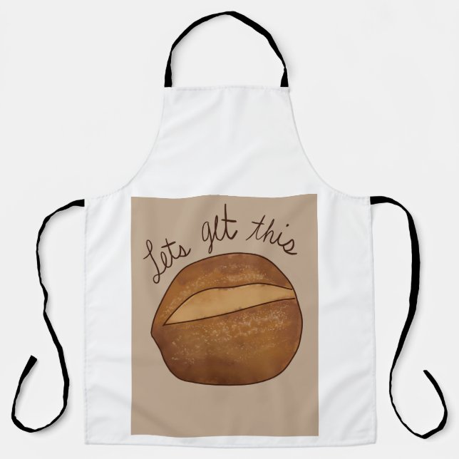 Lasst uns dieses Brot Apron bekommen Schürze (Vorderseite)