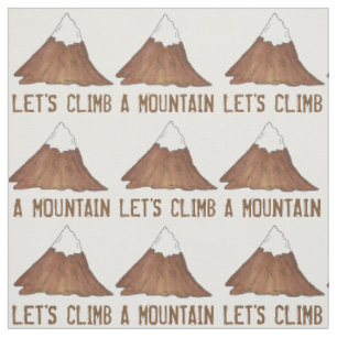Lasst uns ein Mountain Climbing Camping wandern Stoff