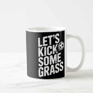 Lasst uns ein paar lustige Fußballliebhaber-Spiele Kaffeetasse