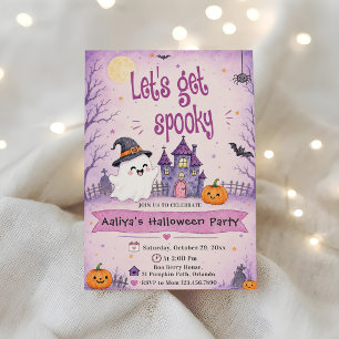 Lasst uns eine gruselige Halloween-Party feiern Einladung