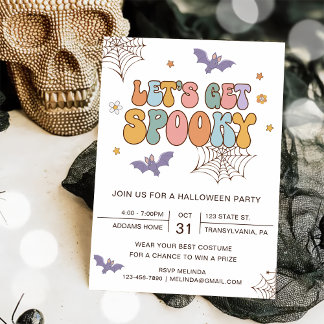 Lasst uns eine Spooky-Halloween-Party-Einladung be Einladung