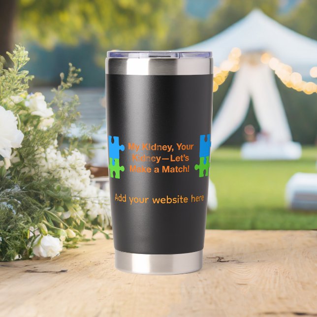 Lasst uns eine Übereinstimmung finden  Thermobecher (Hochzeit (gedreht))