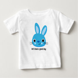 Lasst uns einen guten Tag blauen, sonnigen Niedlic Baby T-shirt
