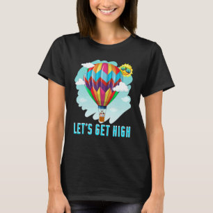 Lasst uns einen Heißluftballon für das Reiten von T-Shirt