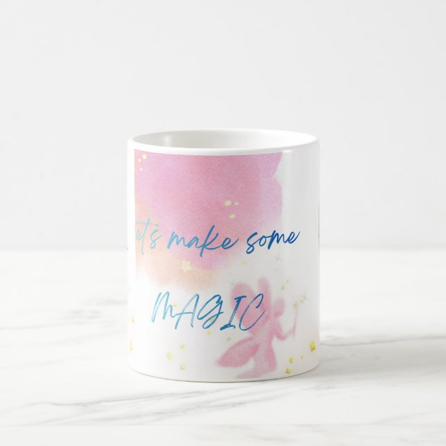Lasst uns einen magischen Becher machen – Süße fun Kaffeetasse (Mittel)