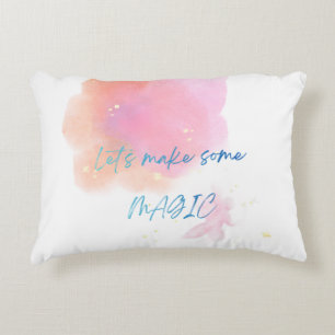 Lasst uns einen magischen Fleece-Decke machen Co Dekokissen