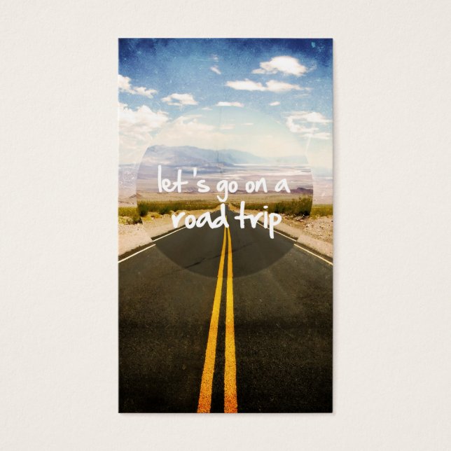 Lasst uns einen Road Trip machen (Vorderseite)