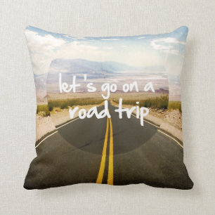 Lasst uns einen Road Trip machen Kissen