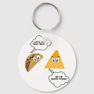 Lasst uns einfach Taco 'Bout It.png Schlüsselanhänger