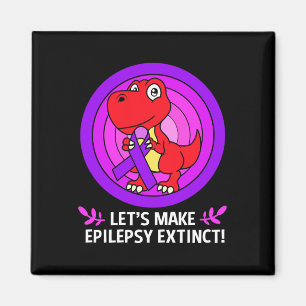 Lasst uns Epilepsie ausrotten Epilepsie-Bewusstsei Magnet