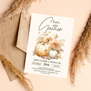 Lasst uns Erntedank-Dinner-Feiertag vereinbaren Einladung