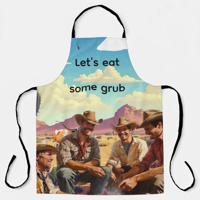 Lasst uns essen schürze (Vorderseite)