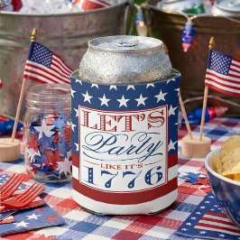 Lasst uns feiern, als wäre es 1776 | 4. Juli-Party Dosenkühler