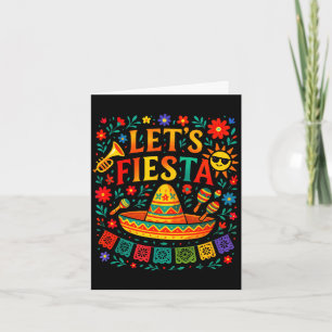 Lasst uns feiern - Cinco de Mayo mexikanische Part Karte