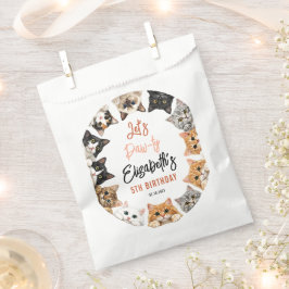 Lasst uns feiern Katze 5. Geburtstag | Individuell Geschenktütchen