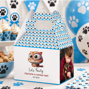 Lasst uns feiern! Süße Katze 2. Geburtstagsfeier Geschenkschachtel