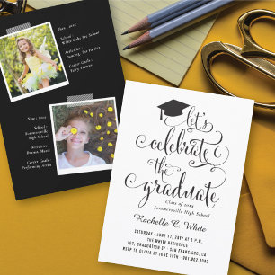 Lasst uns feiern The Graduate Klassische Graduiert Einladung