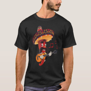 Lasst uns Fiesta 5 De Mayo Viva Mexico Pfeffergita T-Shirt