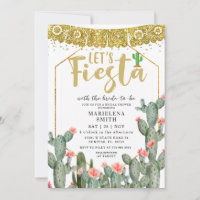 Lasst uns Fiesta Cactus Mexican Brautparty