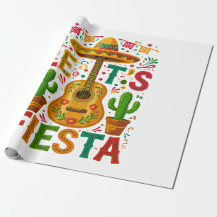 Lasst uns Fiesta Cinco De Mayo feiern Geschenkpapier