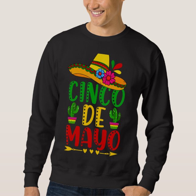 Lasst uns Fiesta Cinco De Mayo Mexican Festivals P Sweatshirt (Vorderseite)