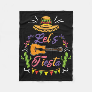 Lasst uns Fiesta Cinco De Mayo Mexican Party Men W Fleecedecke