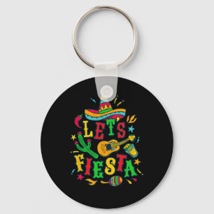 Lasst uns Fiesta Cinco De Mayo Mexikanisches Festi Schlüsselanhänger