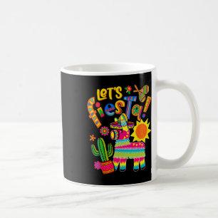 Lasst uns Fiesta Cinco De Mayo Mexikanisches Hemd Kaffeetasse