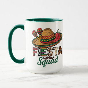 Lasst uns Fiesta Cinco De Mayo Tasse – Buntes Mexi