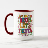 Lasst uns Fiesta Cinco De Mayo Tasse – Buntes Mexi