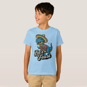 Lasst uns Fiesta Dinosaur Cinco De Mayo Kleinkind  T-Shirt